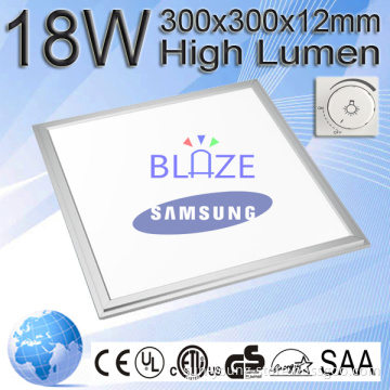 Non Dimmable Flat Led Ceiling Panel Light 18W 300*300mm 30CM